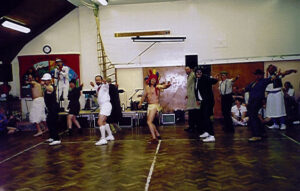 Giving it large ......