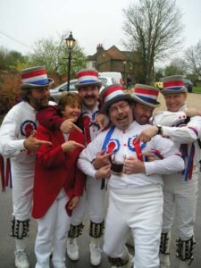 And Andy is given a left handed St. George's Day tankard for no good reason