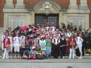 The full line up of sides outside Henley Town Hall