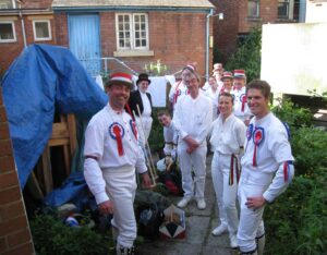 Before the Big Caper show at the Constitutional Hall - the green room was out the back