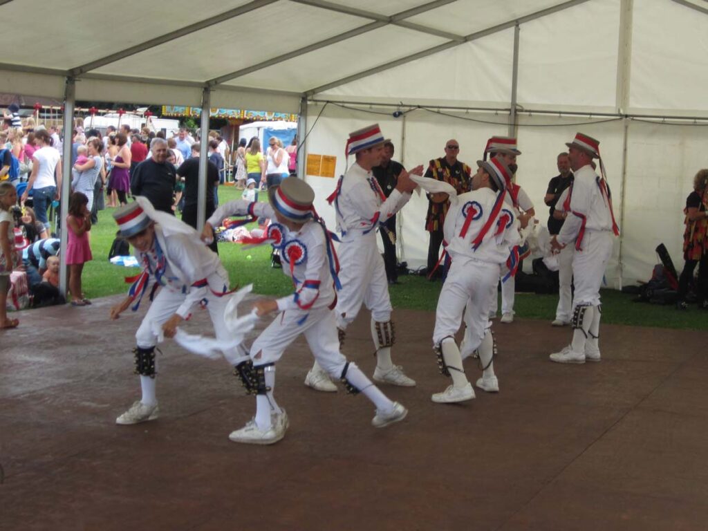 Mark taking the opportunity to clobber Will M in the (supposedly gentle) hitting chorus