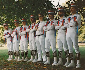 A rare line up - Ian, Colin, Rob, Simon, Derek, Lee, Jameson, Malcolm