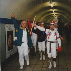 Off to the London Day of Dance - the only time we were dry all day