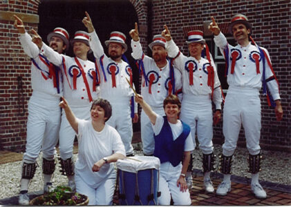 (Back) - Lee, Mal, Jerry, Paul, Rob, Malcolm (kneeling) Jane, Bob
