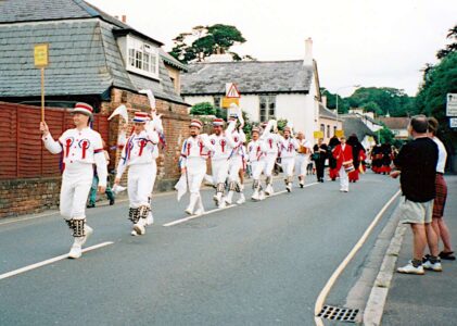 Sunday morning procession ...