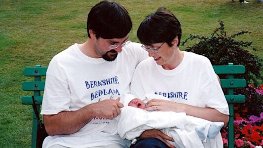Meanwhile Lee and Linda took a day off to produce little baby 'Sid', later renamed 'George'.