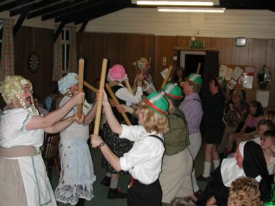 ...... performing a dance called the Tyrolean Woodchopper Boy ....... ...... performing a dance called the Tyrolean Woodchopper Boy .......