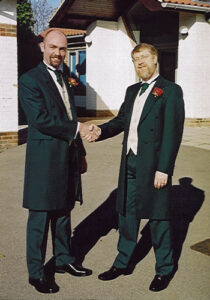 Mike and best (?) man. Do you know, I think Jameson quite fancied himself .....