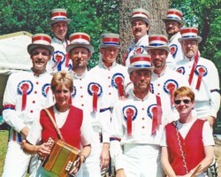 Sidmouth 2003 - (back) Tim, Lee, Jerry (middle) Malcolm, John, Rob, Jameson, Mike (front) Sue, Simon, Bob (+ not pictured - Jane, Paul)