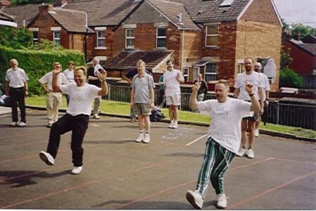 29 May - Chippenham Festival - Paul wears those trousers at our outdoors workshop