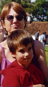 Linda and George watch anxiously while