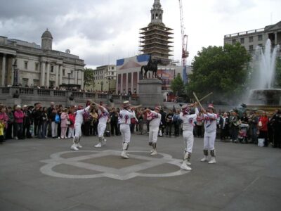 ..... and finishing in Trafalgar Square ....
