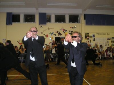 Jameson and Simon pay homage to Blood Brothers, the Blues Brothers and Reservoir Dogs Jameson and Simon pay homage to Blood Brothers, the Blues Brothers and Reservoir Dogs
