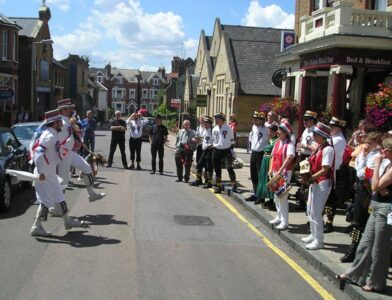 7 July - Hammersmith Day of Dance - the two J's jig at The Dukes Head