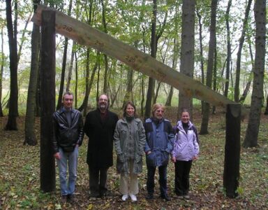 5/6ths of The Capering Crew in the woods near Ribnitz - 1/6th had got lost in transit