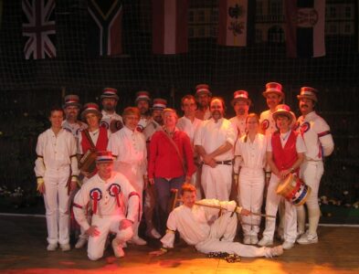 The full ensemble, with interpreter Zhirley