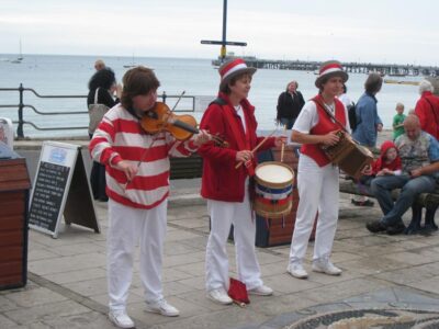 Our musicians in Swanage ....