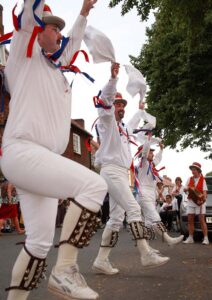 27 Jul - At The Ostrich, Castle Acre, doing ....
