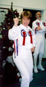 Bob prepares for his sword dancing role ...