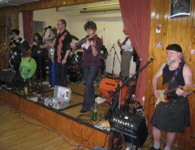 2010 Bunfight. Band - Committee Band. Theme - Space. Main spot - Belgian Blue Boys a.k.a. The Smurfs.