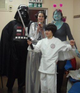 2010 Bunfight. Band - Committee Band. Theme - Space. Main spot - Belgian Blue Boys a.k.a. The Smurfs.