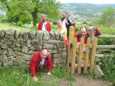 ..... with some of the side taking the shortcut through the wall ..... with some of the side taking the shortcut through the wall
