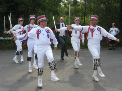 "Careful where you're waving those - don't want any disasters ahead of my wedding night" "Careful where you're waving those - don't want any disasters ahead of my wedding night"