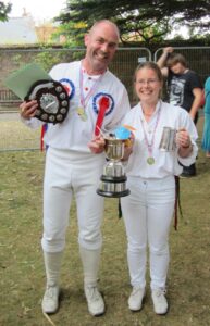 But .... he was beaten for first place by a girl! Who happened to be his wife! Cue aggro on the journey home! But .... he was beaten for first place by a girl! Who happened to be his wife! Cue aggro on the journey home!