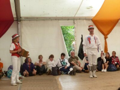 Solo jig - Jameson, accompanied by Sue, gets ready to roam Solo jig - Jameson, accompanied by Sue, gets ready to roam