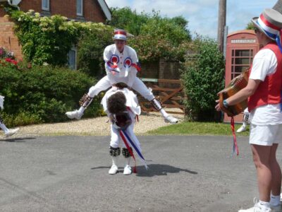 Outside the Anchor Inn, Shapwick Outside the Anchor Inn, Shapwick