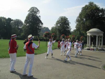 The top end of Quarry Park, just as the audience left for lunch The top end of Quarry Park, just as the audience left for lunch