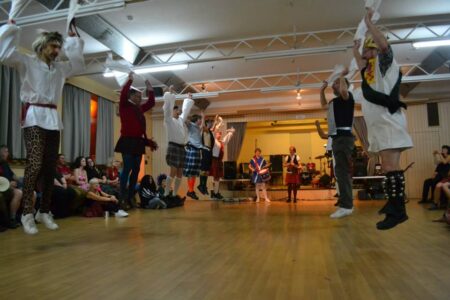 2013 Bunfight. Band - Tickled Pink. Theme - Scotland. Main spot - Black and White Dance.