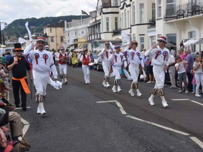 Saturday afternoon procession along the seafront Saturday afternoon procession along the seafront