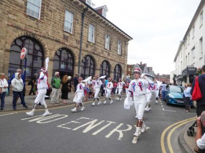 The start of the procession (and of the rain) The start of the procession (and of the rain)
