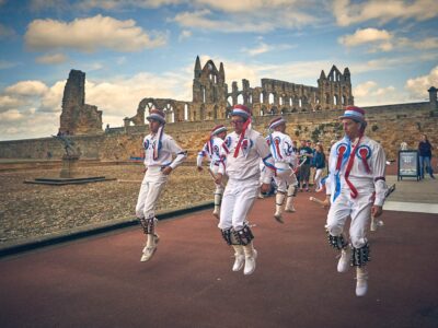...with the Abbey in the background, legendary home of Count Dracula... ...with the Abbey in the background, legendary home of Count Dracula...