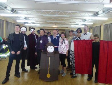 2019 Bunfight. Band - Diatonics. Theme - Bunfight on Broadway! Main spot - A Chorus Line.