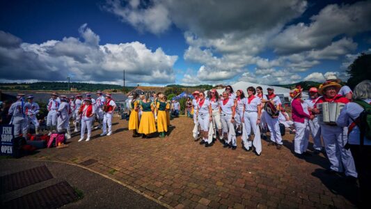 Teams assemble at Port Royal, Compass Roses ready to perform...