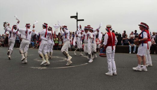 The afternoon procession - obligatory tour of the mini roundabout