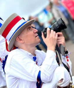 Ace snapper Ben, camera always at the ready...