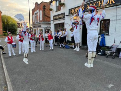 Thurs 9th May, Jameson's birthday tour with Yateley, outside the Hope and Anchor Thurs 9th May, Jameson's birthday tour with Yateley, outside the Hope and Anchor