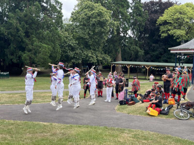Alton 35th DoD, first dance in Alton's public gardens