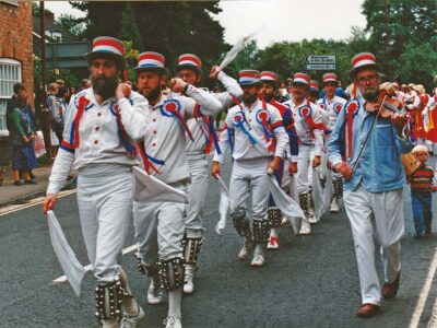 July 1987, Nettlebed Folk Festival procession July 1987, Nettlebed Folk Festival procession